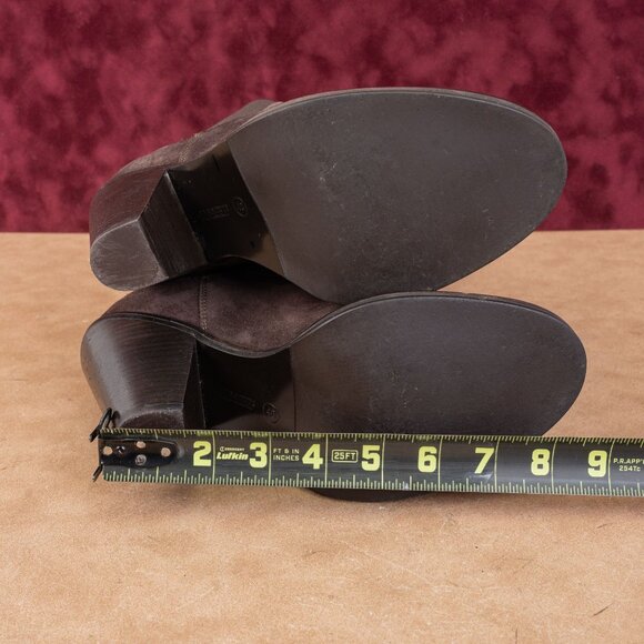 AllSaints Women Evering Western Dark Brown Chelsea Ankle Boots sz 9.5-10US EUR40 - Picture 5 of 8